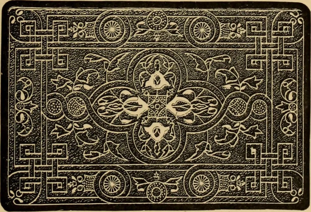 An illustration from Examples of household taste, 1875, leaf 486