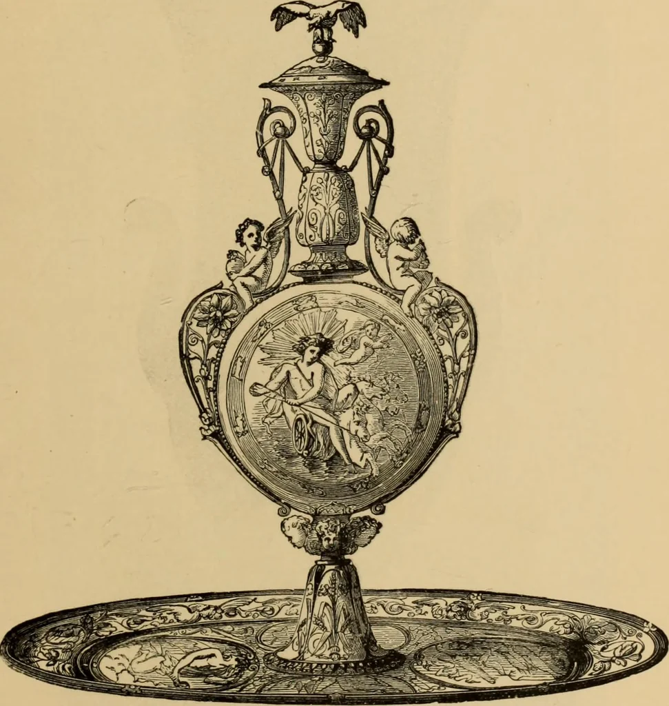 An illustration from Examples of household taste, 1875, leaf 488
