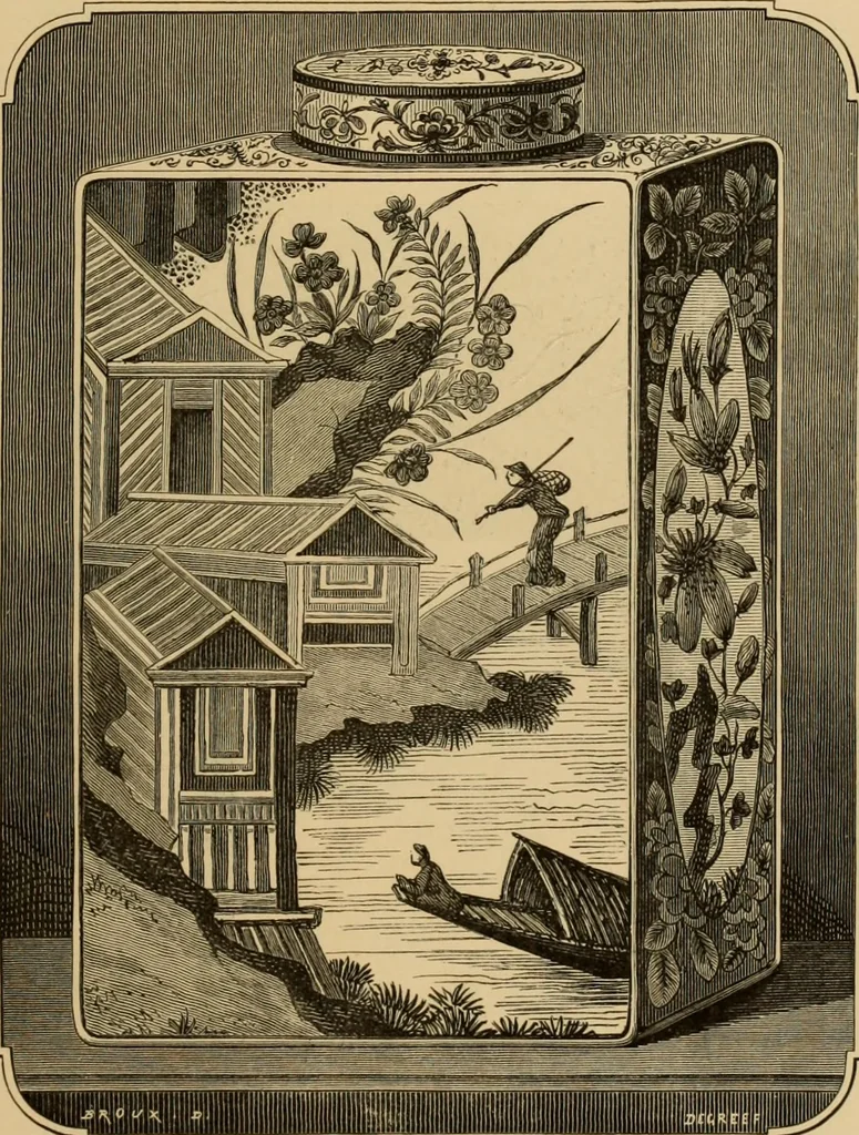An illustration from Examples of household taste, 1875, leaf 490