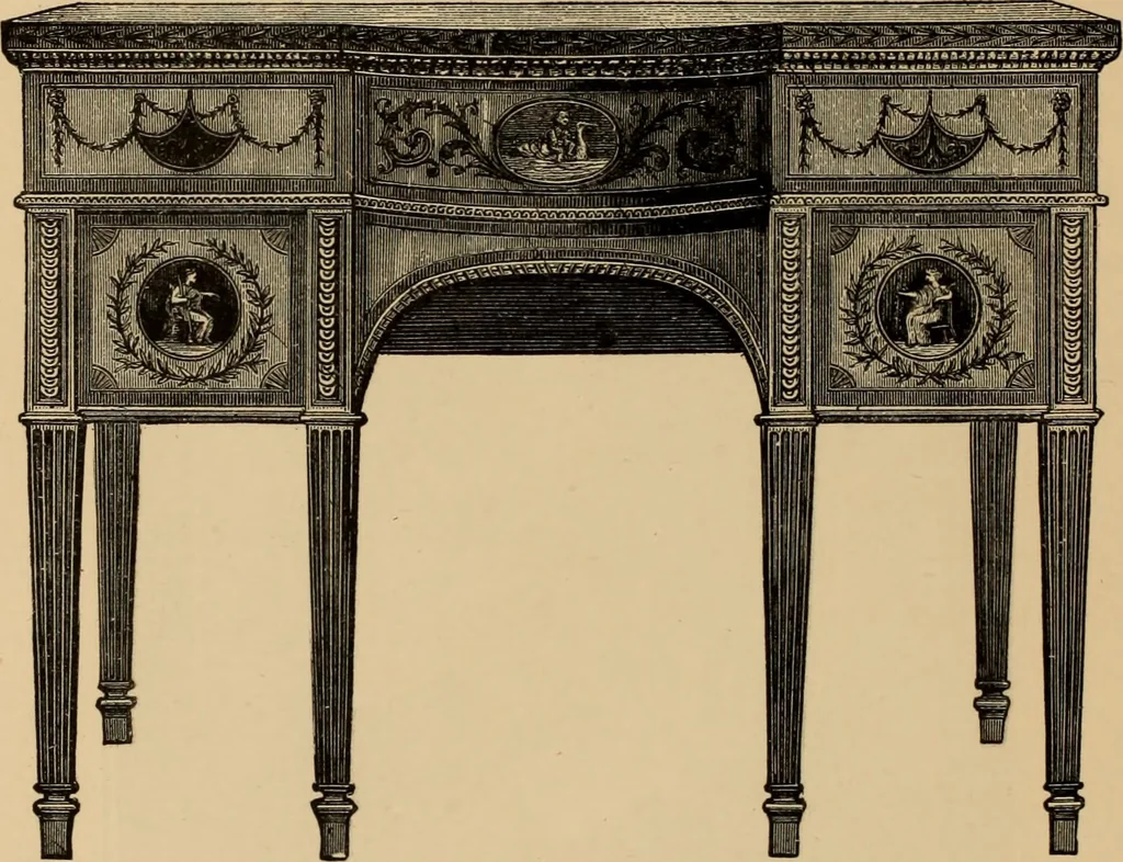 An illustration from Examples of household taste, 1875, leaf 491