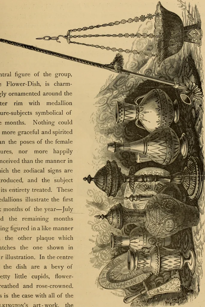An illustration from Examples of household taste, 1875, leaf 492