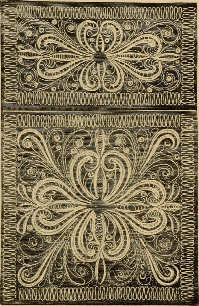 An illustration from Examples of household taste, 1875, leaf 494