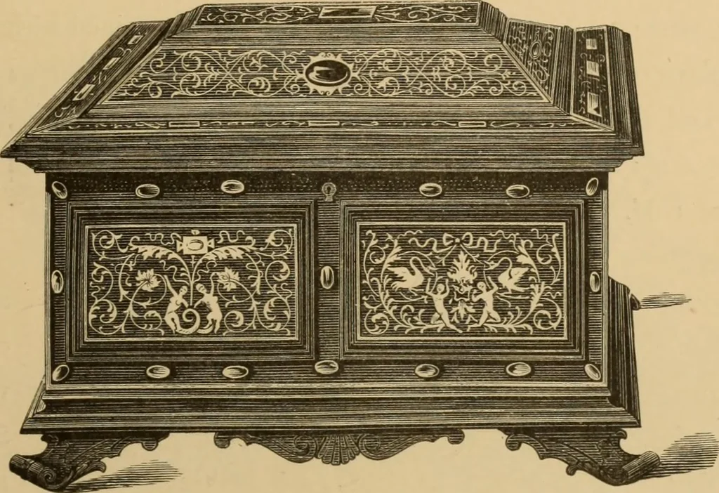 An illustration from Examples of household taste, 1875, leaf 498