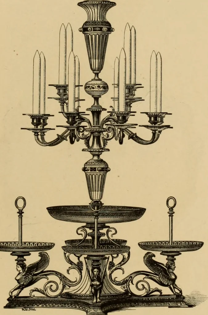 An illustration from Examples of household taste, 1875, leaf 50