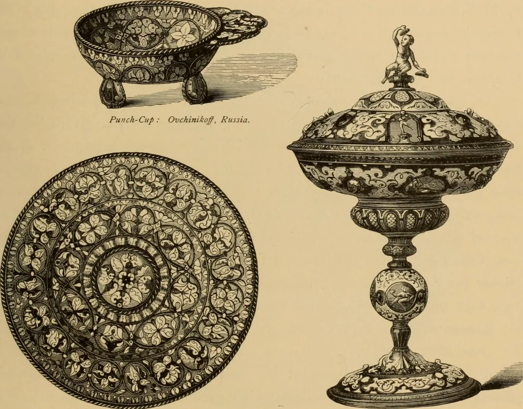 An illustration from Examples of household taste, 1875, leaf 500