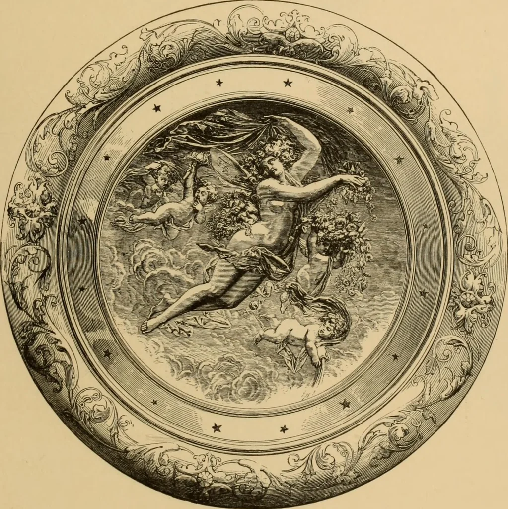 An illustration from Examples of household taste, 1875, leaf 502