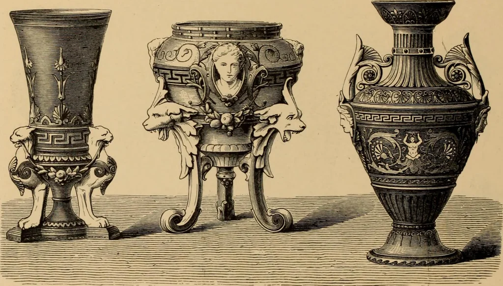 An illustration from Examples of household taste, 1875, leaf 505