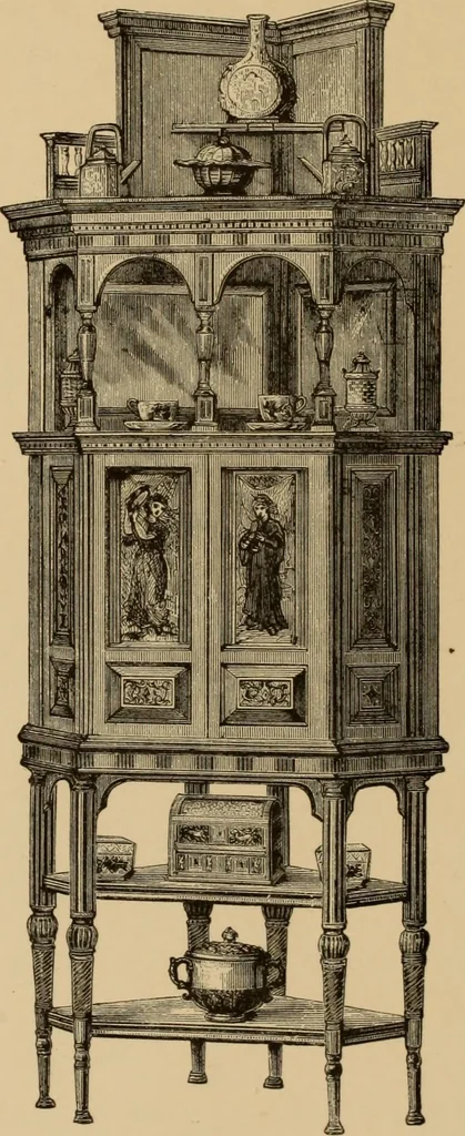 An illustration from Examples of household taste, 1875, leaf 507