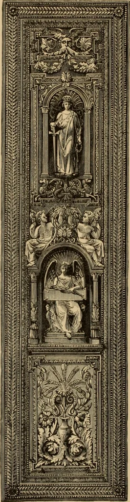 An illustration from Examples of household taste, 1875, leaf 513