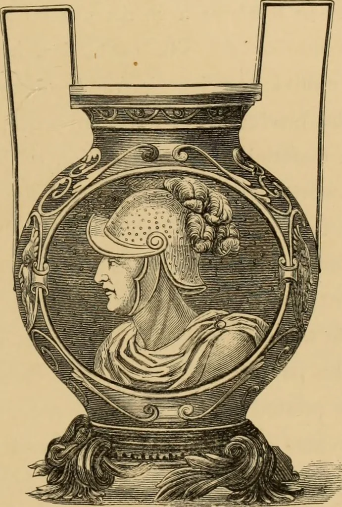 An illustration from Examples of household taste, 1875, leaf 518