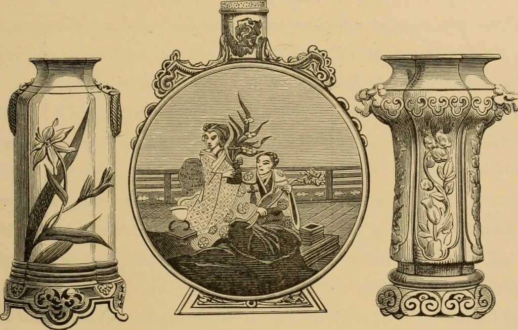 An illustration from Examples of household taste, 1875, leaf 524