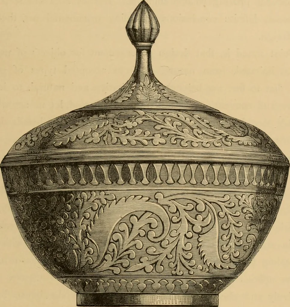 An illustration from Examples of household taste, 1875, leaf 528