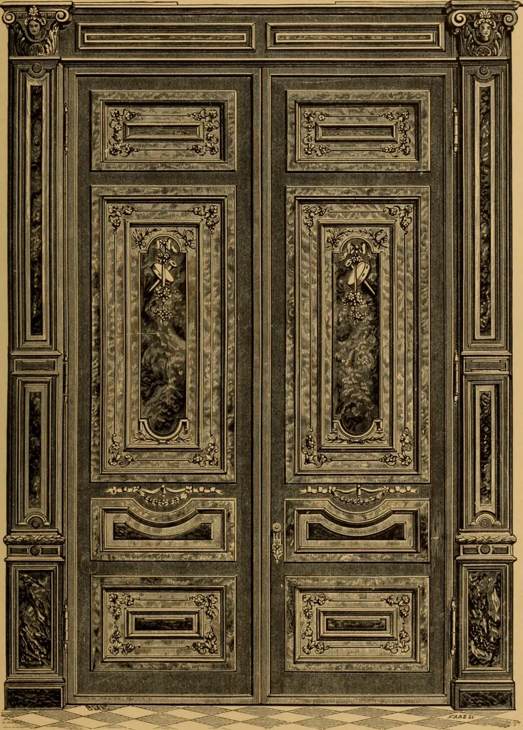 An illustration from Examples of household taste, 1875, leaf 54