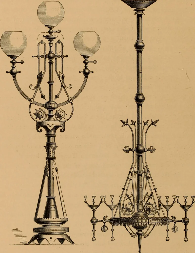 An illustration from Examples of household taste, 1875, leaf 57
