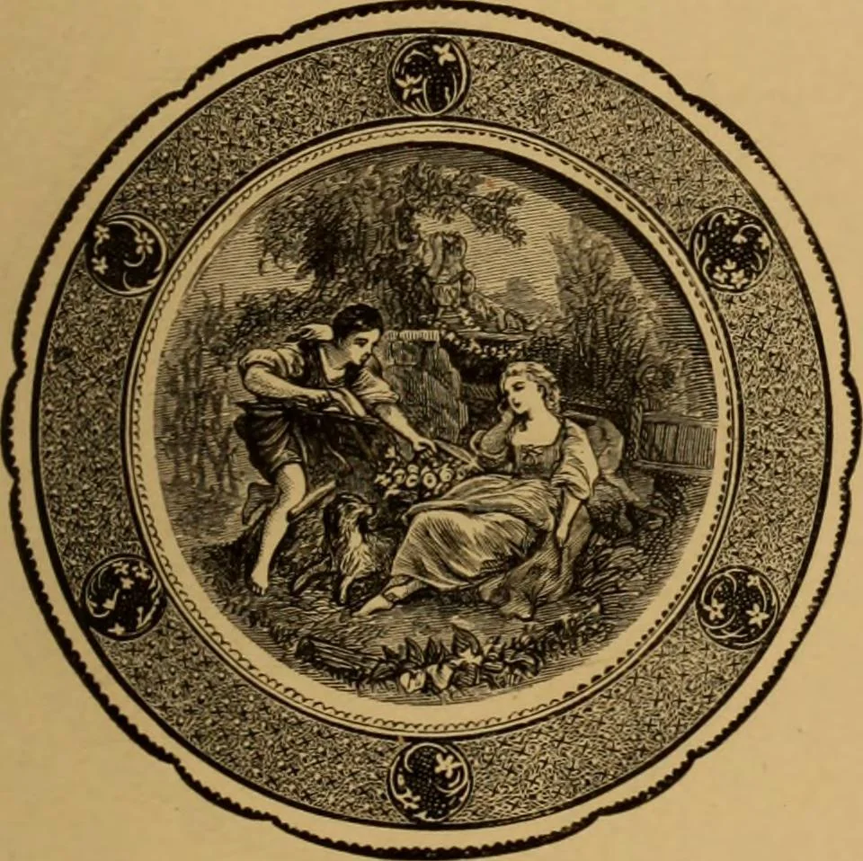 An illustration from Examples of household taste, 1875, leaf 58