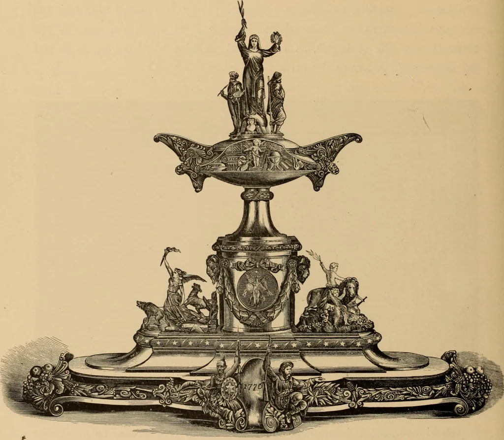 An illustration from Examples of household taste, 1875, leaf 67