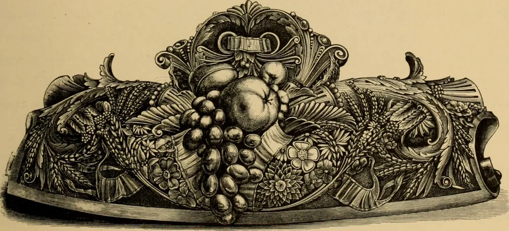 An illustration from Examples of household taste, 1875, leaf 68