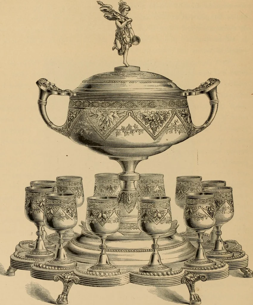 An illustration from Examples of household taste, 1875, leaf 75