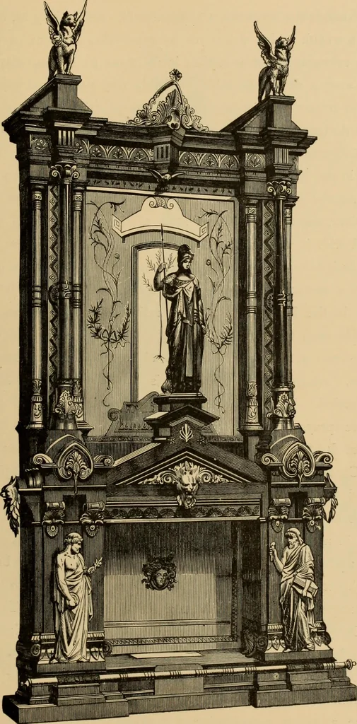 An illustration from Examples of household taste, 1875, leaf 76