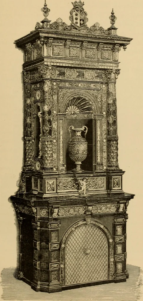 An illustration from Examples of household taste, 1875, leaf 86