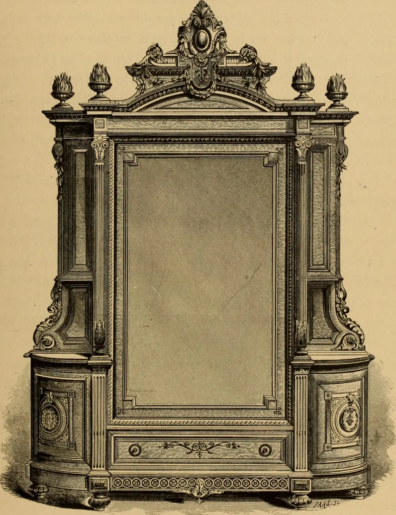 An illustration from Examples of household taste, 1875, leaf 88