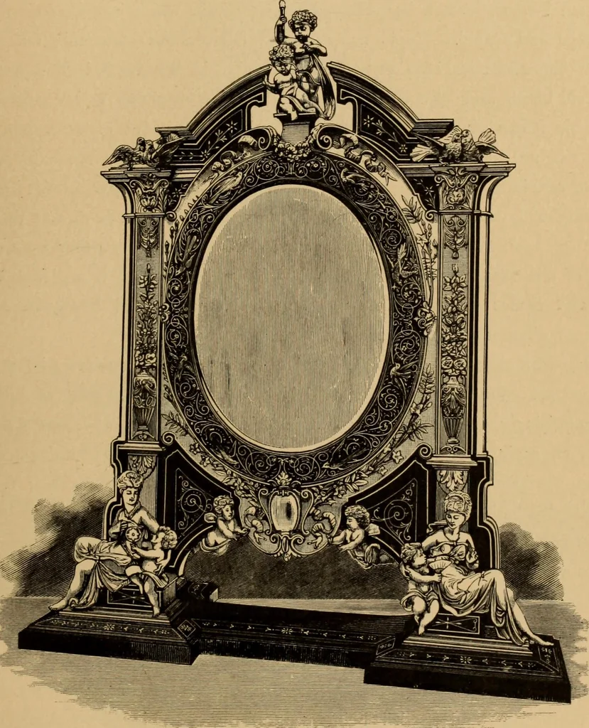 An illustration from Examples of household taste, 1875, leaf 96
