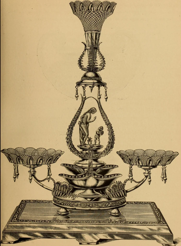 An illustration from Examples of household taste, 1875, leaf 98