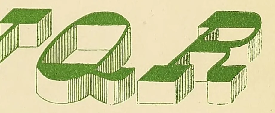 An illustration from Examples of modern alphabets, plain and ornamental, including German, Old English, Saxon, italic,perspective, Greek, Hebrew, court hand, engrossing, Tuscan, riband, Gothic, rustic, and arabesque, with several original designs, and an analysis of the Roman and Old English alphabets, 1872, leaf 63