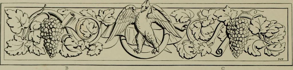 An illustration from Examples of ornament : selected chiefly from works of art in the British Museum, the Museum of Economic Geology, the Museum of Ornamental Art in Marlborough House, and the new Crystal Palace, 1855, leaf 112
