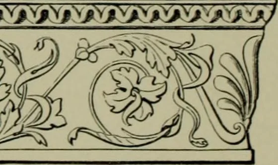 An illustration from Examples of ornament : selected chiefly from works of art in the British Museum, the Museum of Economic Geology, the Museum of Ornamental Art in Marlborough House, and the new Crystal Palace, 1855, leaf 118