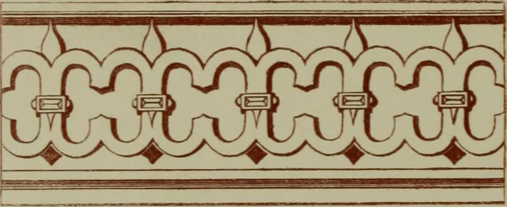 An illustration from Examples of ornament : selected chiefly from works of art in the British Museum, the Museum of Economic Geology, the Museum of Ornamental Art in Marlborough House, and the new Crystal Palace, 1855, leaf 124