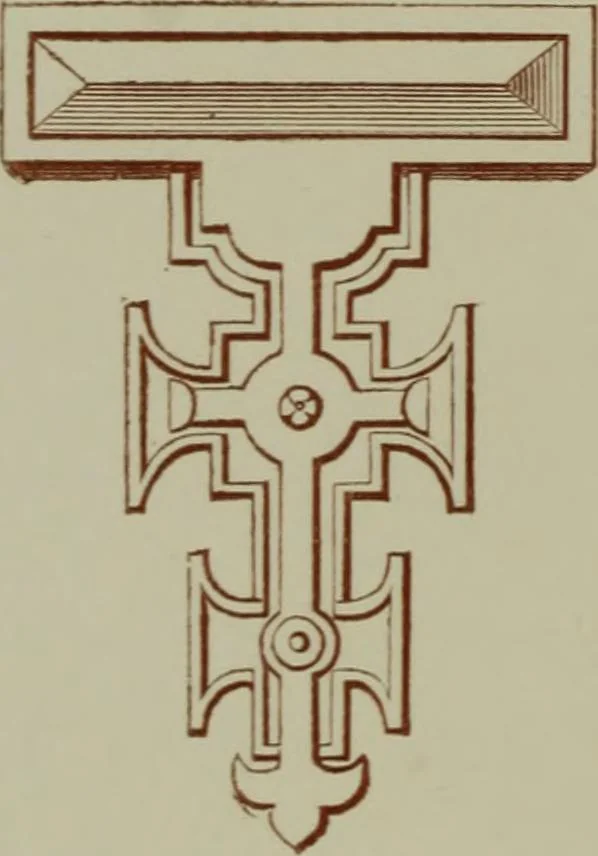 An illustration from Examples of ornament : selected chiefly from works of art in the British Museum, the Museum of Economic Geology, the Museum of Ornamental Art in Marlborough House, and the new Crystal Palace, 1855, leaf 124
