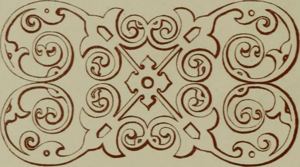 An illustration from Examples of ornament : selected chiefly from works of art in the British Museum, the Museum of Economic Geology, the Museum of Ornamental Art in Marlborough House, and the new Crystal Palace, 1855, leaf 124