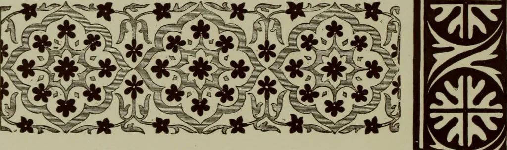 An illustration from Examples of ornament : selected chiefly from works of art in the British Museum, the Museum of Economic Geology, the Museum of Ornamental Art in Marlborough House, and the new Crystal Palace, 1855, leaf 142