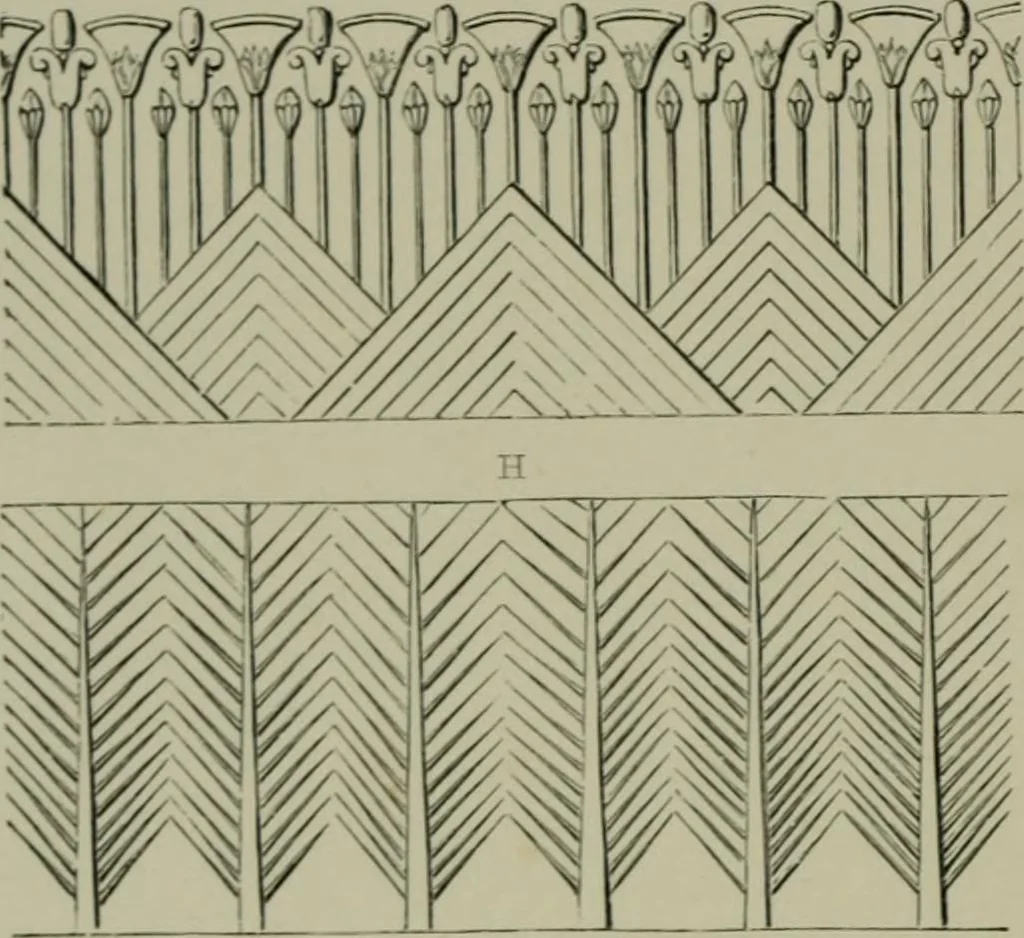 An illustration from Examples of ornament : selected chiefly from works of art in the British Museum, the Museum of Economic Geology, the Museum of Ornamental Art in Marlborough House, and the new Crystal Palace, 1855, leaf 16