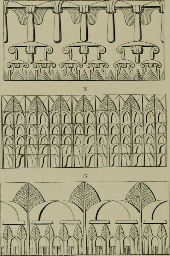 An illustration from Examples of ornament : selected chiefly from works of art in the British Museum, the Museum of Economic Geology, the Museum of Ornamental Art in Marlborough House, and the new Crystal Palace, 1855, leaf 16