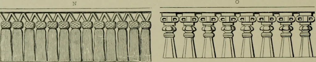 An illustration from Examples of ornament : selected chiefly from works of art in the British Museum, the Museum of Economic Geology, the Museum of Ornamental Art in Marlborough House, and the new Crystal Palace, 1855, leaf 22
