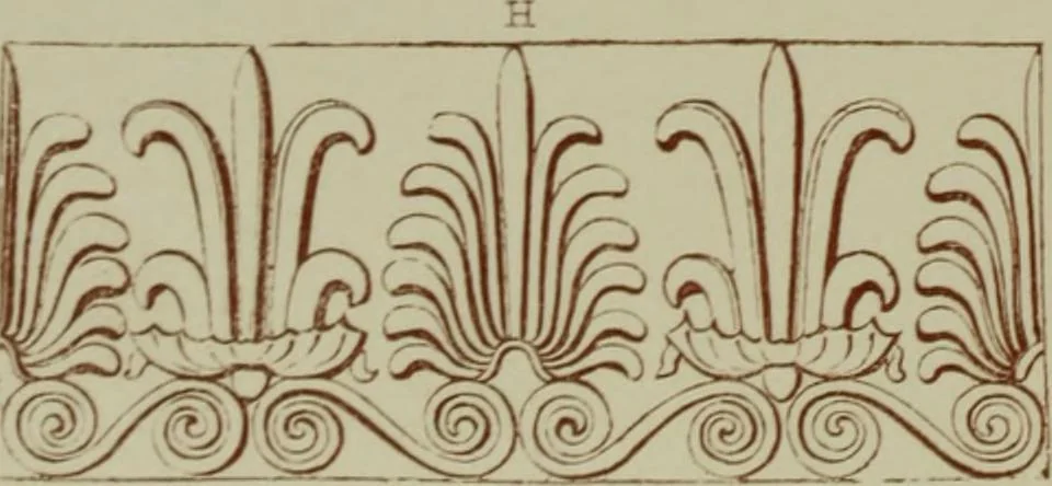 An illustration from Examples of ornament : selected chiefly from works of art in the British Museum, the Museum of Economic Geology, the Museum of Ornamental Art in Marlborough House, and the new Crystal Palace, 1855, leaf 28