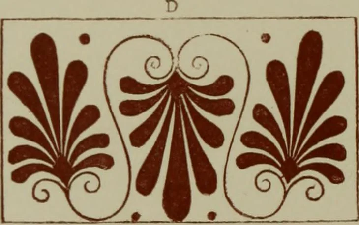 An illustration from Examples of ornament : selected chiefly from works of art in the British Museum, the Museum of Economic Geology, the Museum of Ornamental Art in Marlborough House, and the new Crystal Palace, 1855, leaf 34
