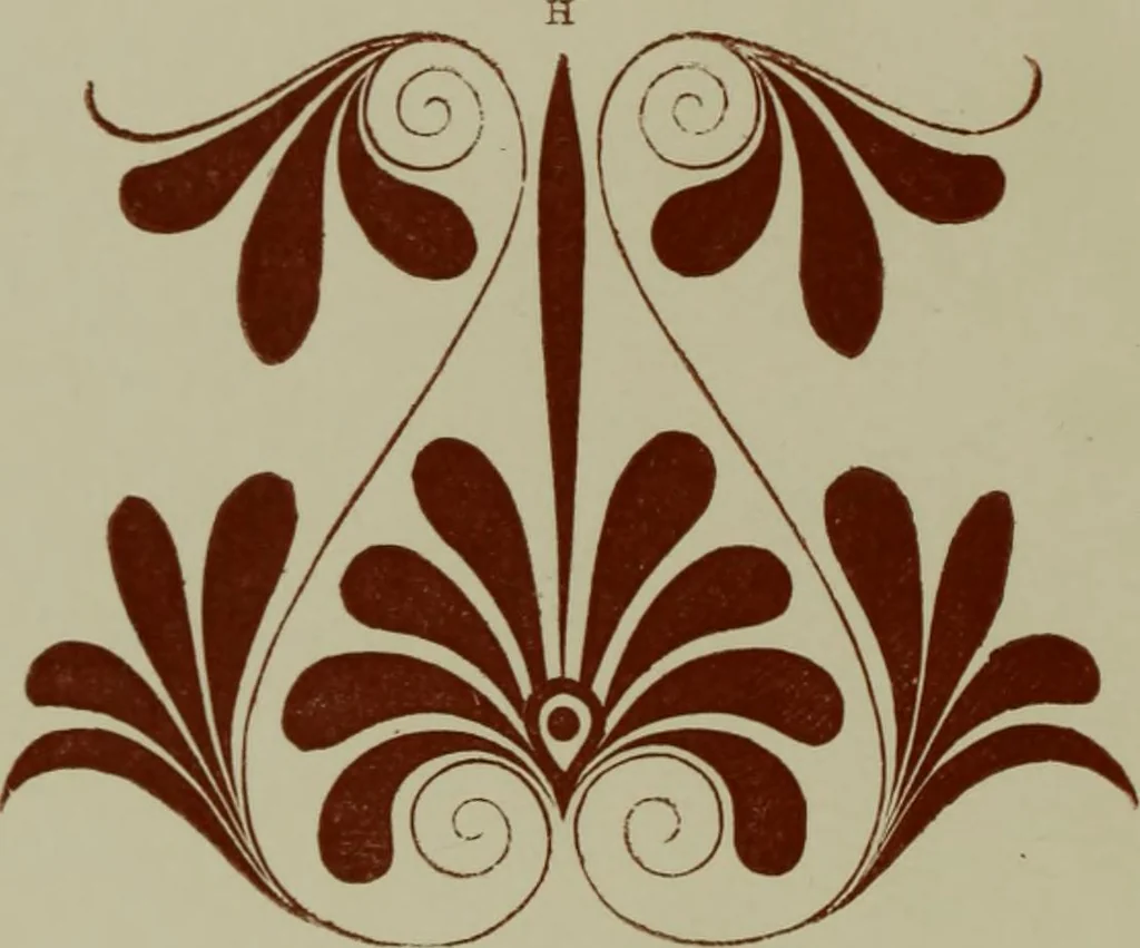 An illustration from Examples of ornament : selected chiefly from works of art in the British Museum, the Museum of Economic Geology, the Museum of Ornamental Art in Marlborough House, and the new Crystal Palace, 1855, leaf 34