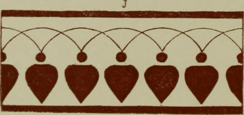 An illustration from Examples of ornament : selected chiefly from works of art in the British Museum, the Museum of Economic Geology, the Museum of Ornamental Art in Marlborough House, and the new Crystal Palace, 1855, leaf 34
