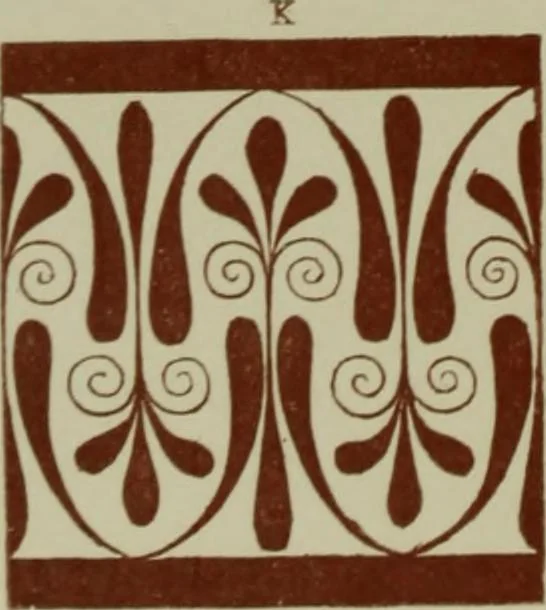 An illustration from Examples of ornament : selected chiefly from works of art in the British Museum, the Museum of Economic Geology, the Museum of Ornamental Art in Marlborough House, and the new Crystal Palace, 1855, leaf 34