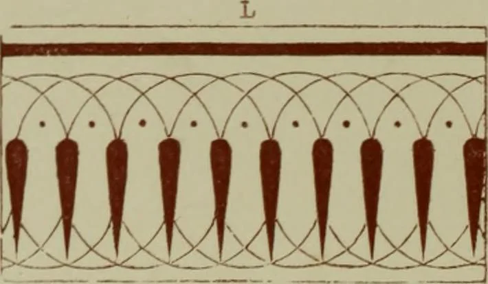An illustration from Examples of ornament : selected chiefly from works of art in the British Museum, the Museum of Economic Geology, the Museum of Ornamental Art in Marlborough House, and the new Crystal Palace, 1855, leaf 34
