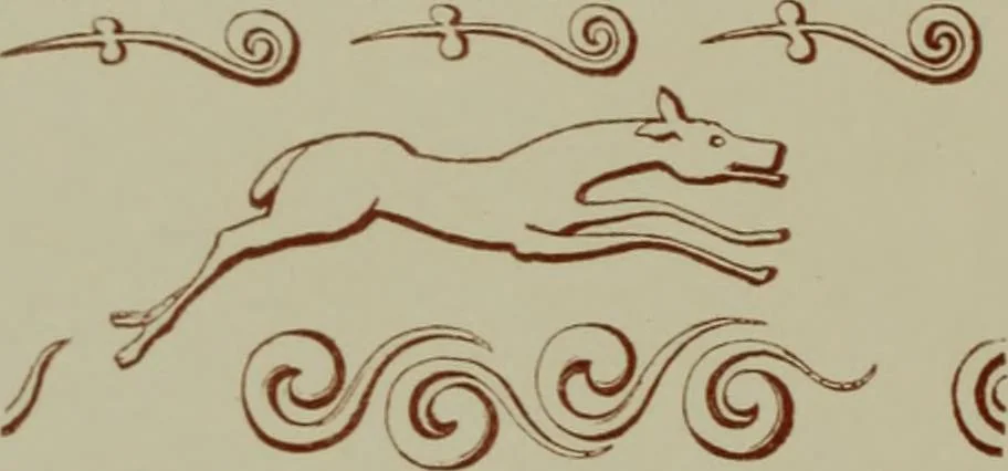 An illustration from Examples of ornament : selected chiefly from works of art in the British Museum, the Museum of Economic Geology, the Museum of Ornamental Art in Marlborough House, and the new Crystal Palace, 1855, leaf 52