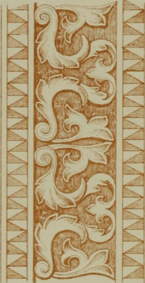 An illustration from Examples of ornament : selected chiefly from works of art in the British Museum, the Museum of Economic Geology, the Museum of Ornamental Art in Marlborough House, and the new Crystal Palace, 1855, leaf 70