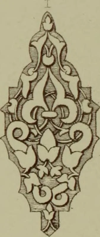 An illustration from Examples of ornament : selected chiefly from works of art in the British Museum, the Museum of Economic Geology, the Museum of Ornamental Art in Marlborough House, and the new Crystal Palace, 1855, leaf 88