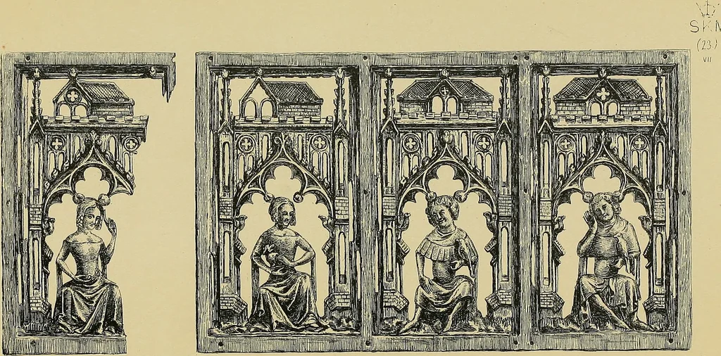 An illustration from Examples of the works of art in the Museum and of the decorations of the building, with brief descriptions, 1881, leaf 158