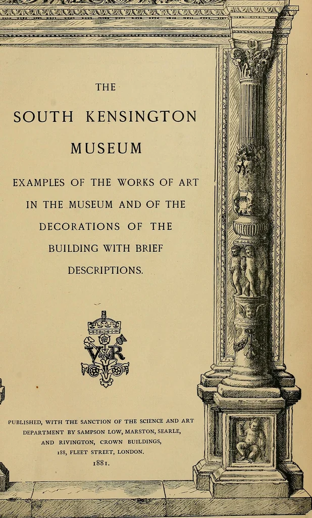 An illustration from Examples of the works of art in the Museum and of the decorations of the building, with brief descriptions, 1881, leaf 5