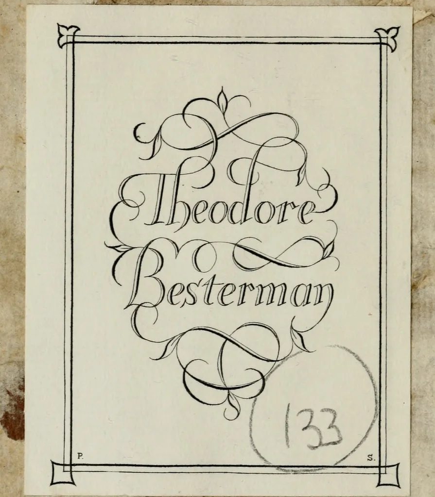 An illustration from The excellency of the pen and pencil, exemplifying the uses of them in the most exquisite and mysterious arts of drawing, etching, engraving, limning. Painting in oyl, washing of maps & pictures. Also the way to cleanse any old painting, and preserve the colours. Collected from the writings of the ablest masters, both antient and modern, as Albert Durer, P. Lomantius, and divers others. Furnished with divers cuts in copper, being copied from the best masters, and here inserted for examples for the learner to practice by .., 1668, leaf 1