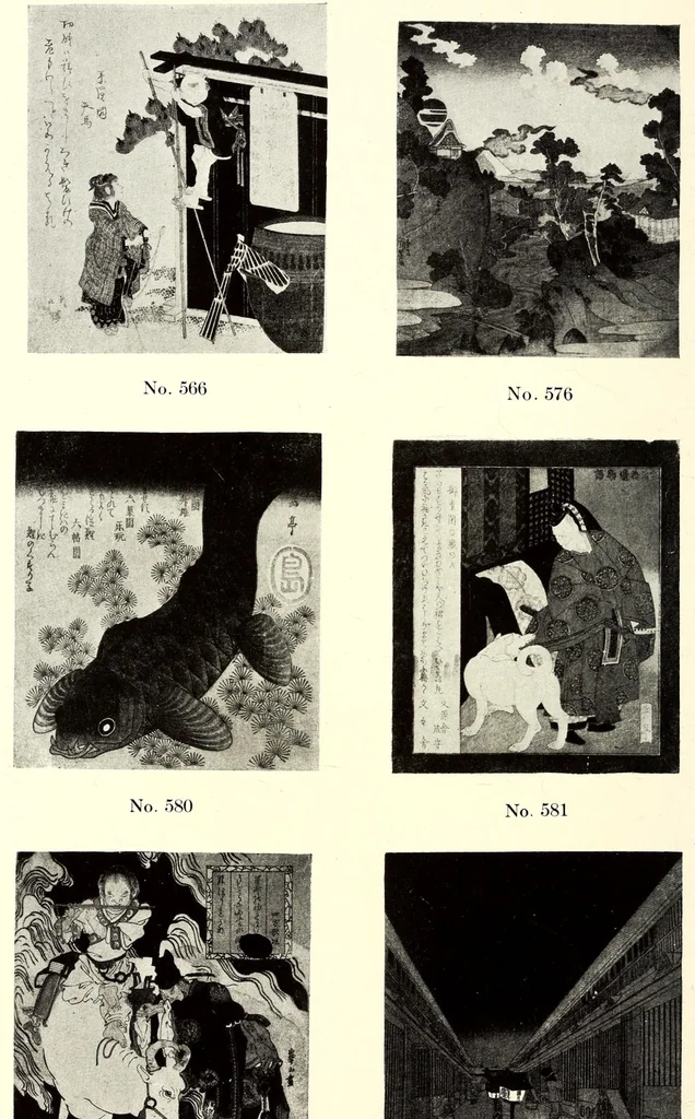 An illustration from An Exceptionally Important Collection of Rare and Valuable Japanese Color Prints, 1921, leaf 166